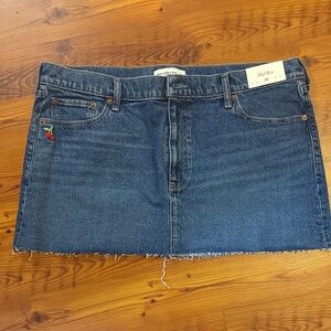Abercrombie & Fitch Dark Blue Mini Skirt